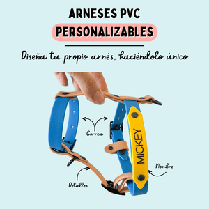 Arnés personalizable PVC - KINADOGS